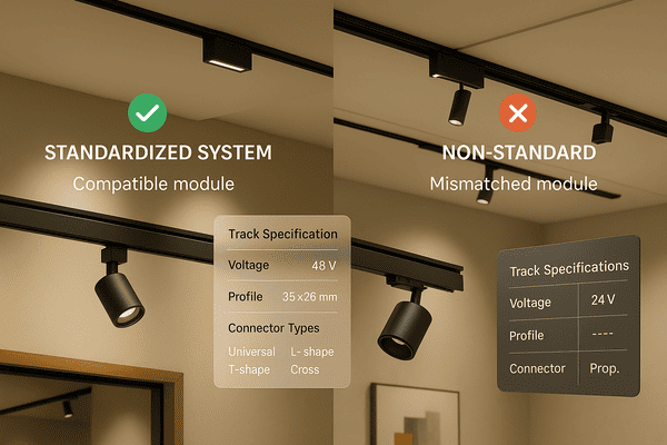 Non-standard track compatibility issue