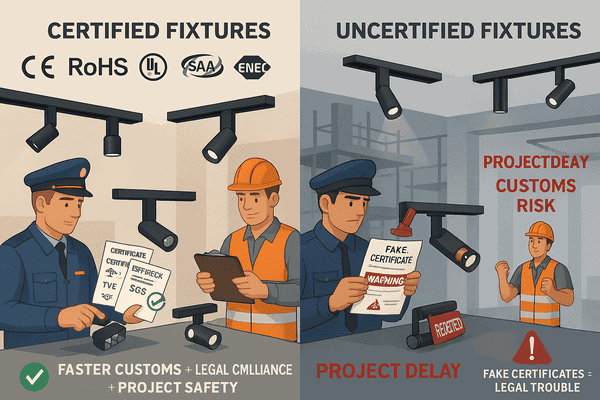 Required certifications for lighting