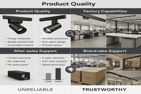 Manufacturer comparison criteria