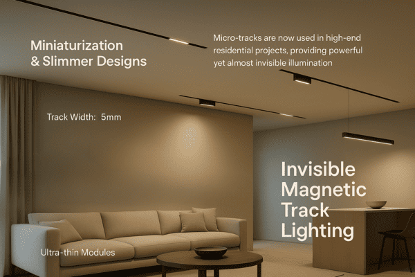 Miniaturized magnetic tracks