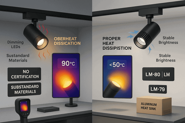 Heat dissipation and LED lifespan
