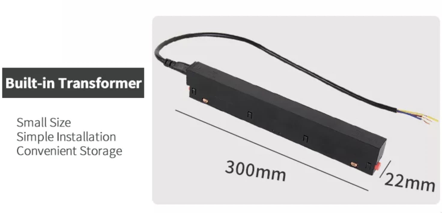 connecting power to magnetic lights