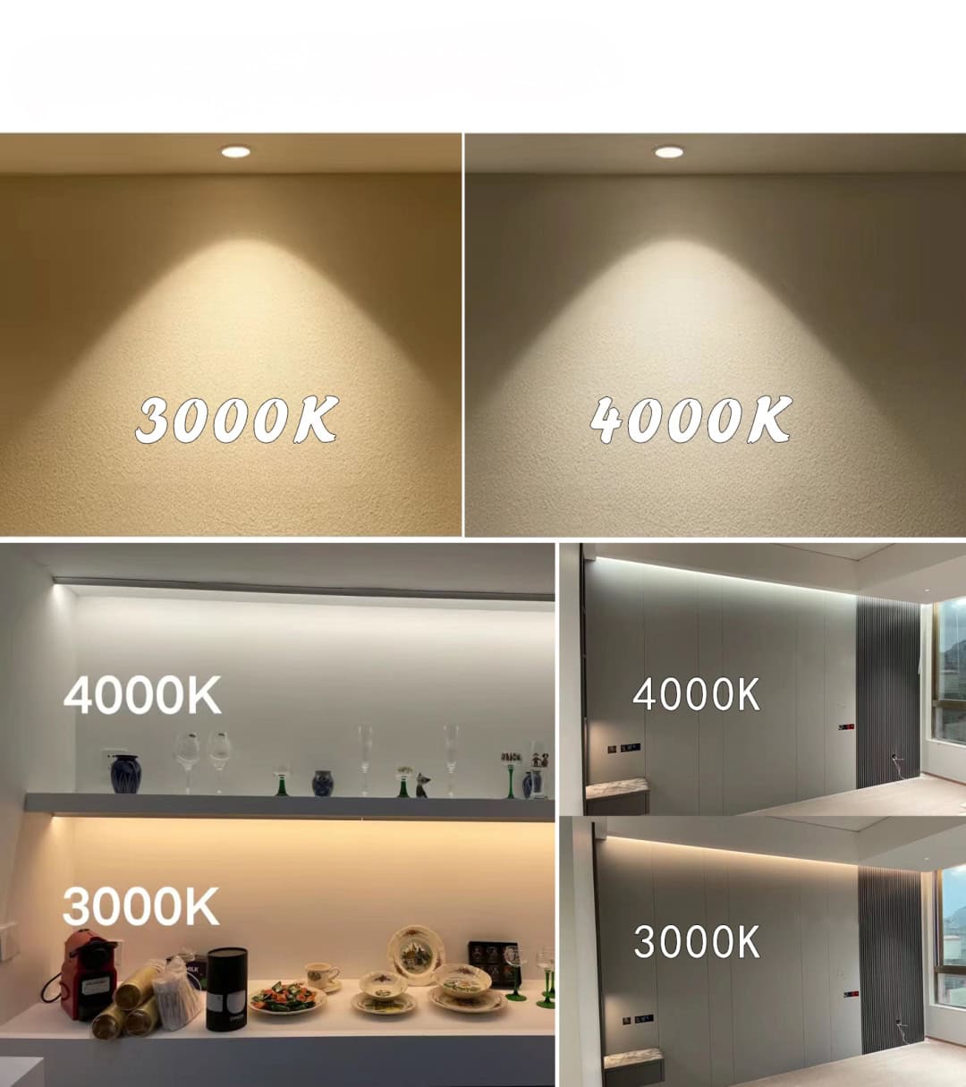 Commercial light color temperature guide