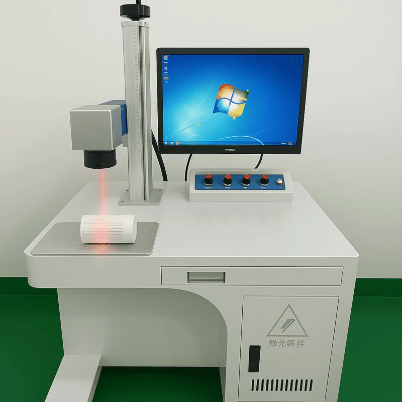 High-precision laser measurement device used for scientific and industrial testing.