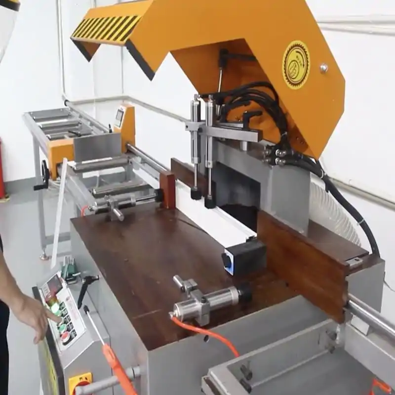 High-performance industrial cutting machine for commercial lighting product manufacturing.