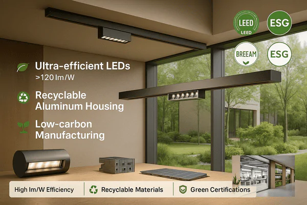 Sustainable lighting materials