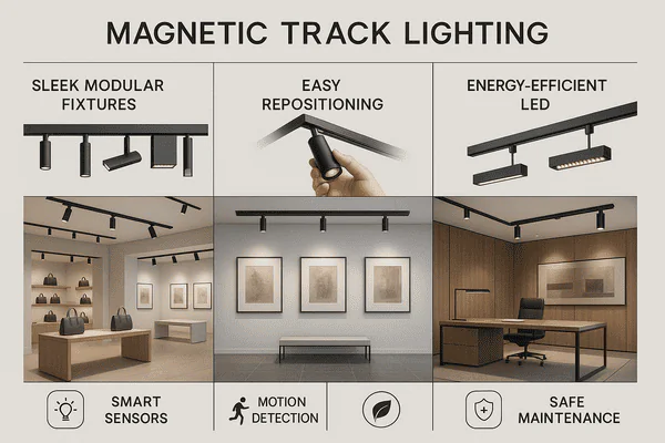 Advantages of magnetic track lighting
