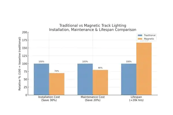 Maintenance and installation savings