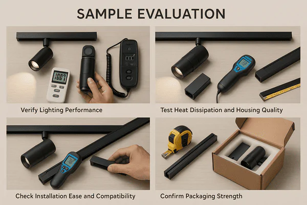 Evaluate lighting samples