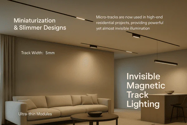 Miniaturized magnetic tracks