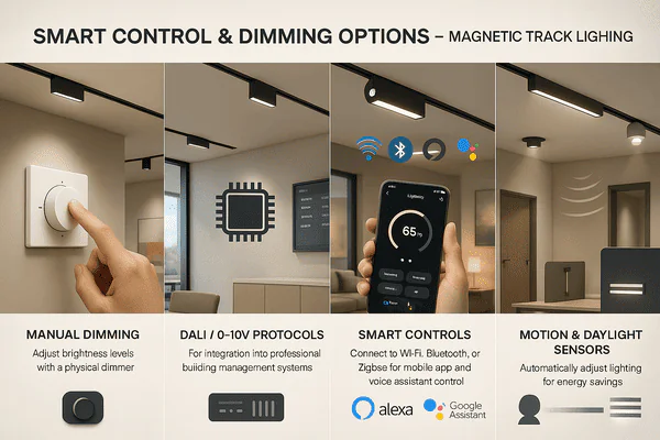 Smart dimming and control options